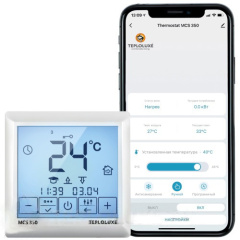 Терморегулятор для теплого пола ТЕПЛОЛЮКС MCS 350 TUYA